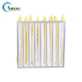 Clean-Link Aluminum Frame Ventilation System Industrial Air Conditioning Bag Pocket Air Filter G4 F5 F6 F7 F8 F9